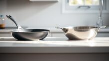 Panela antiaderente ou inox? Descubra qual é melhor pra sua cozinha.