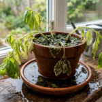 Como salvar uma planta encharcada