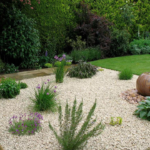 Jardim com pedras